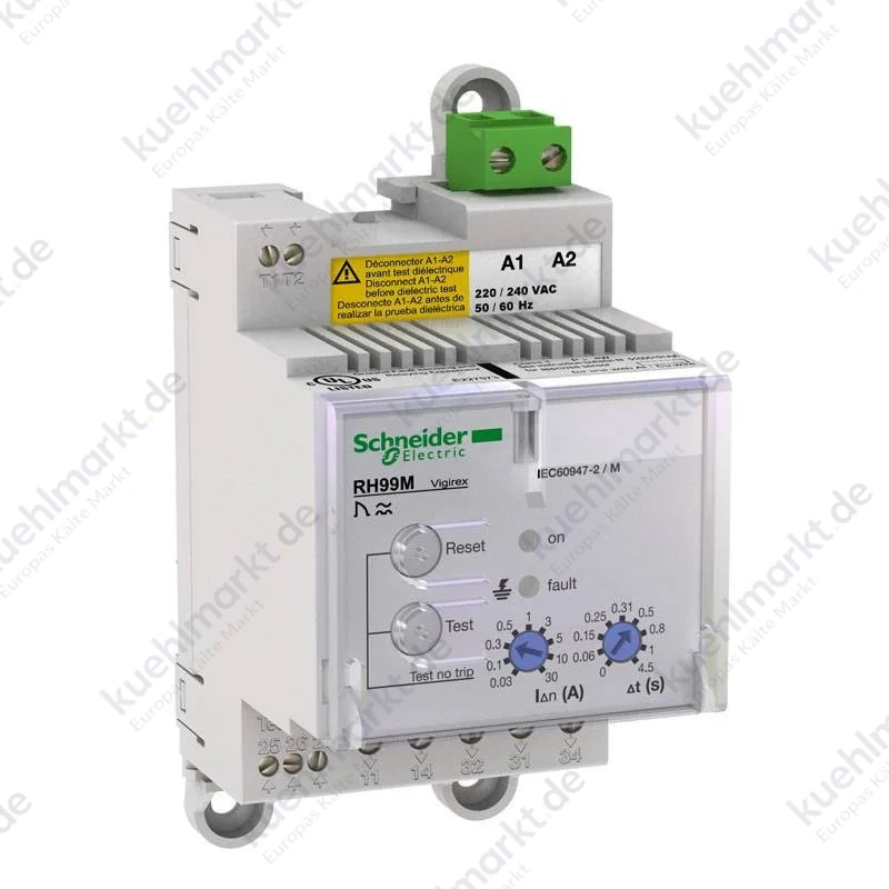 Schneider RH99M 0,03/30A 0/4,5 s 240 Vac Differenzialrelais 56173