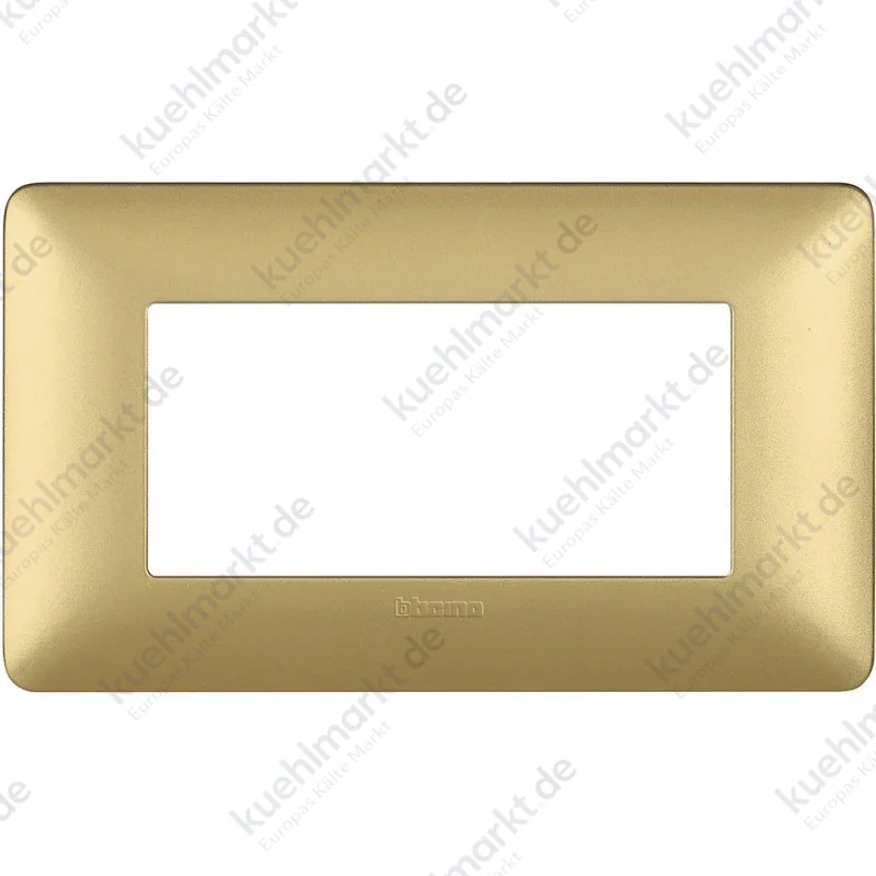 Bticino Matix Abdeckrahmen 4 Module Farbe Gold AM4804MGL