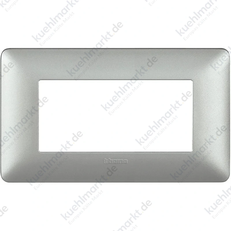Bticino Matix Abdeckrahmen 4 Module Farbe Silber AM4804MSL