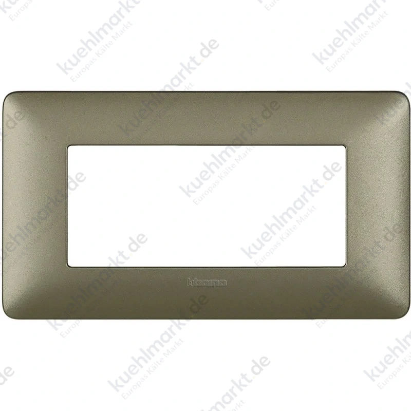 Bticino Matix Abdeckrahmen 4 Module Farbe Titanium AM4804MTA