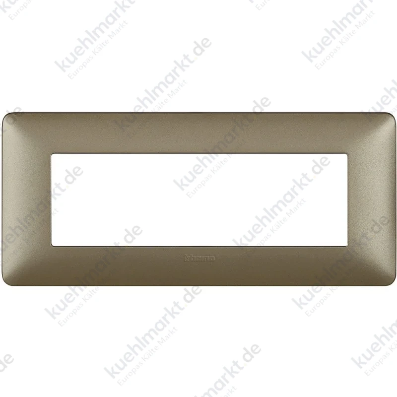 Bticino Matix Abdeckrahmen 6 Module Farbe Titanium AM4806MTA