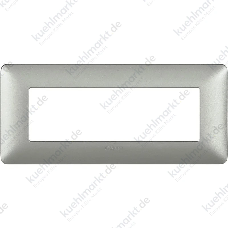 Bticino Matix Abdeckrahmen 6 Module Farbe Silber AM4806MSL