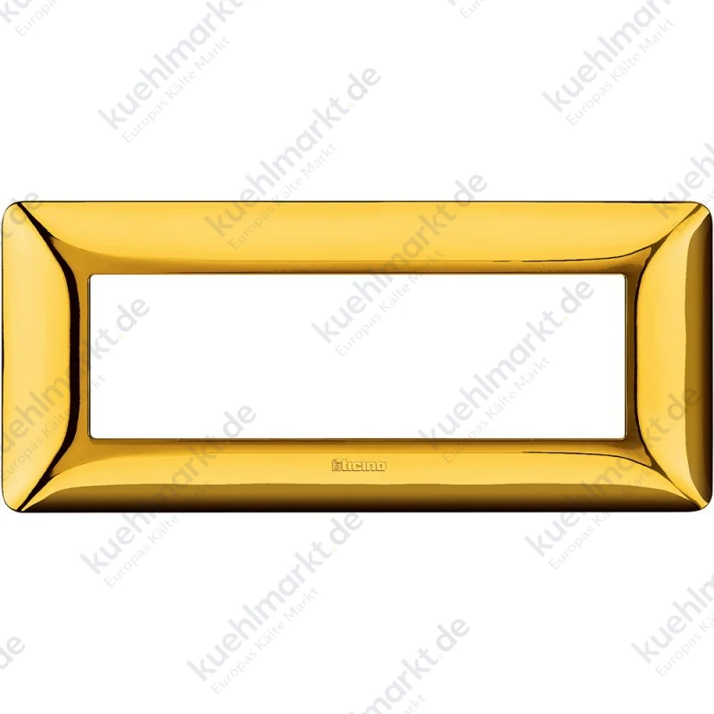 Bticino Matix Abdeckrahmen 6 Module Farbe Gold glänzend AM4806GOR