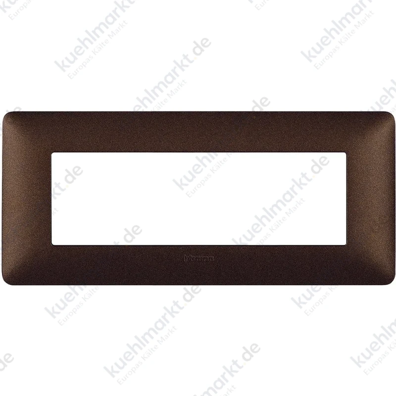 Bticino Matix Abdeckrahmen 6 Module Farbe Kaffeebraun AM4806TGG
