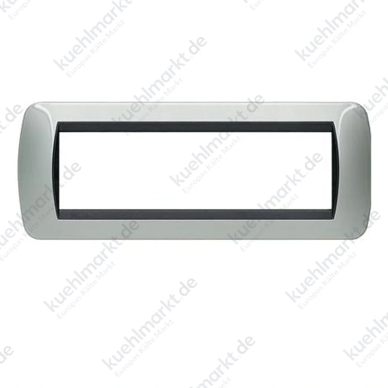 Bticino Living International Abdeckrahmen 7 Module aluminiumgrau L4807AL