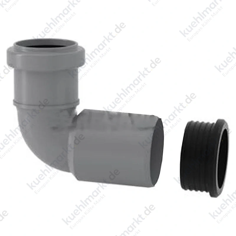 Reduzierter Bogen 87 Grad 30' in PP Valsir PP3 D 40/46 mm Anschluss 1 1/4 VS0532001