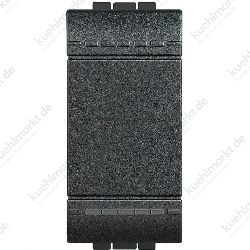 Bticino Livinglight Umschalter 1P 16 AX 250V AC Anthrazit L4003N