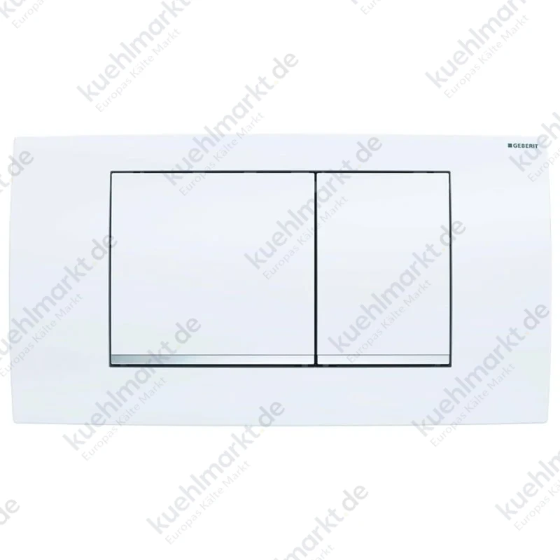 Geberit Twinline30 Betätigungsplatte mit 2 Tasten Weiß 115.899.KJ.1