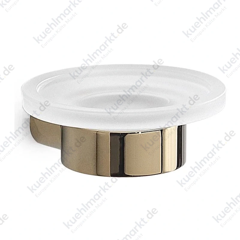 Gedy Pirenei Seifenschale Wandmontage Glas poliertes gold PI11-87