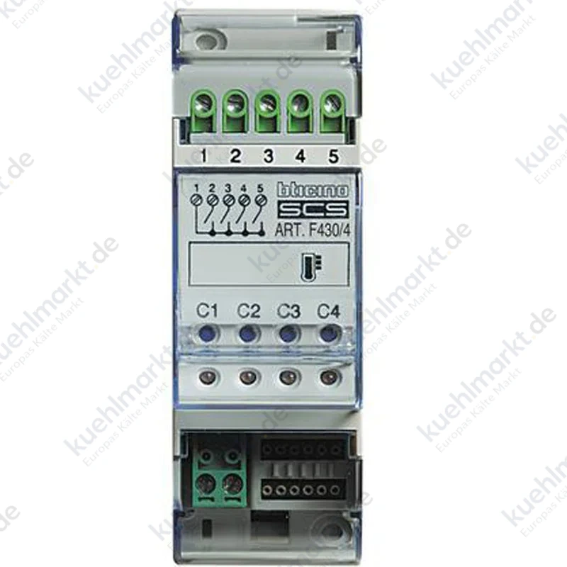 BTICINO MY HOME SCS - Temperaturregler mit 4 Relais F430/4