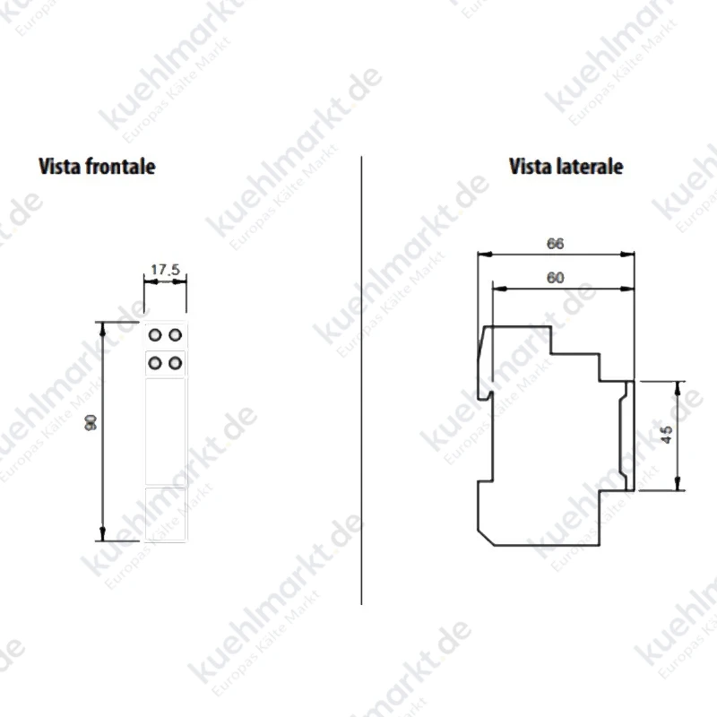 Vemer ELO-D elektromechanische Schaltuhr 1 DIN-Modul VP877500
