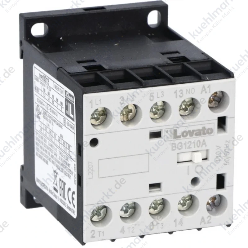 Lovato dreipoliges 12A Mini-Schütz ac-24V Spule 1NA 11BG1210A024