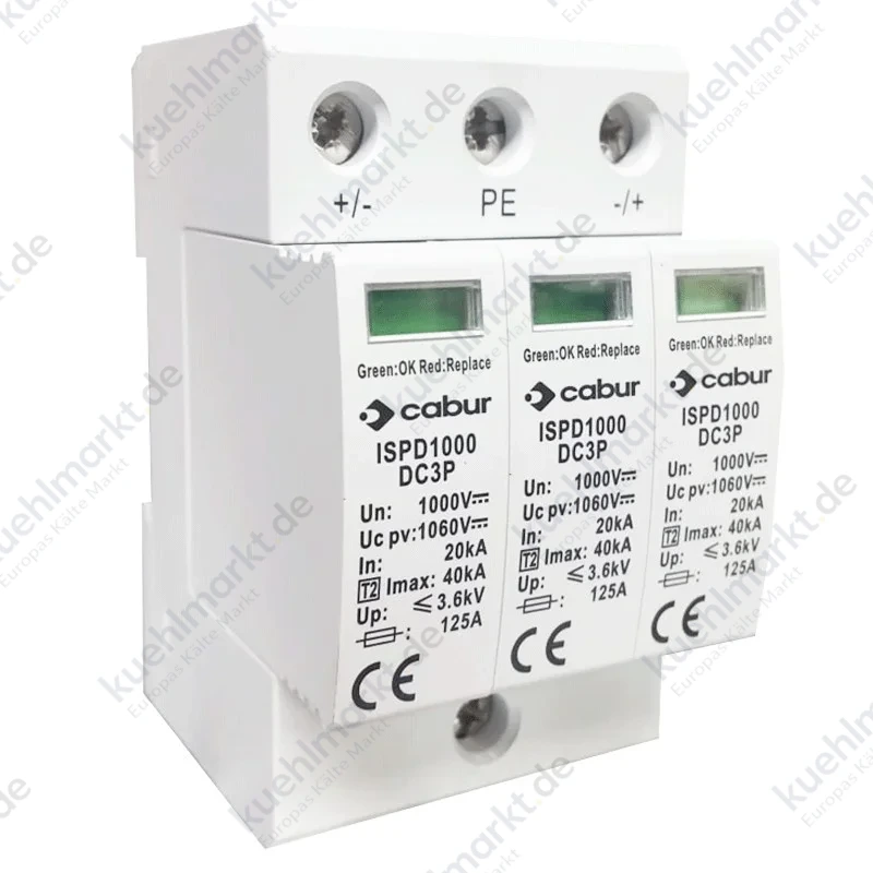 Cabur 1000VDC Überspannungsschutzableiter ISPD1000DC3P