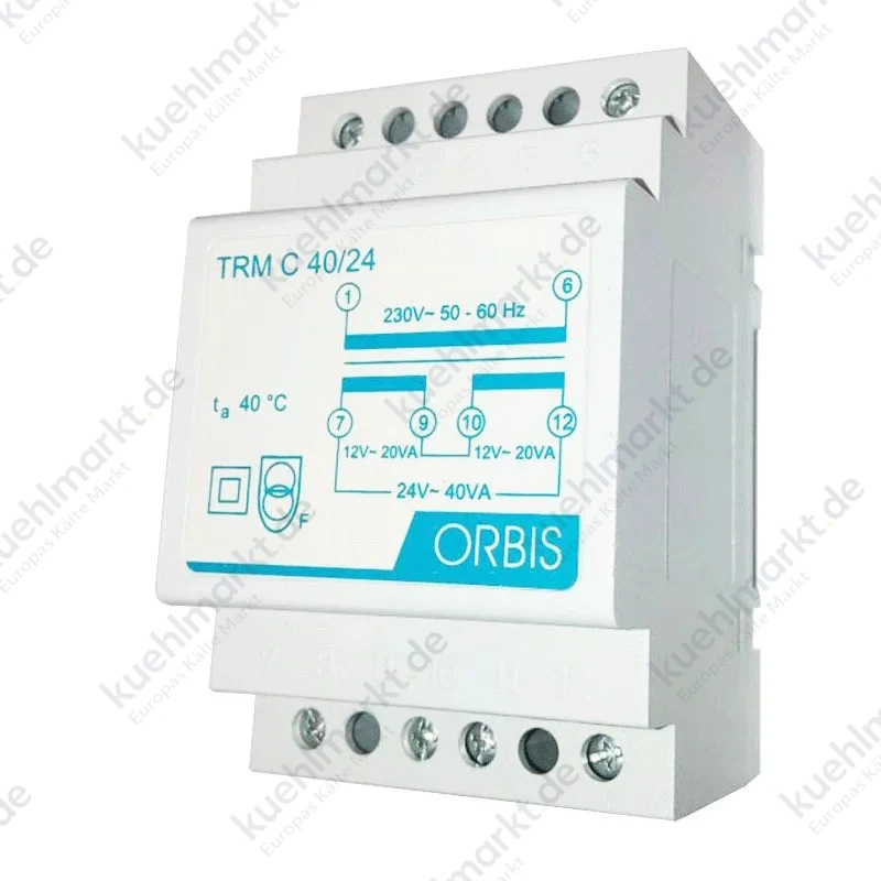 Orbis 40VA 230/ 12-24V AC Modulartransformator OB86C4024