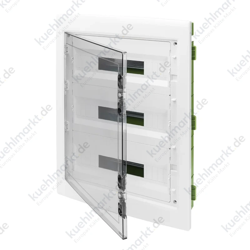 Unterputz-Schaltschrank Gewiss 54 Module (18x3) mit Rauchglastür IP40 GW40610PM
