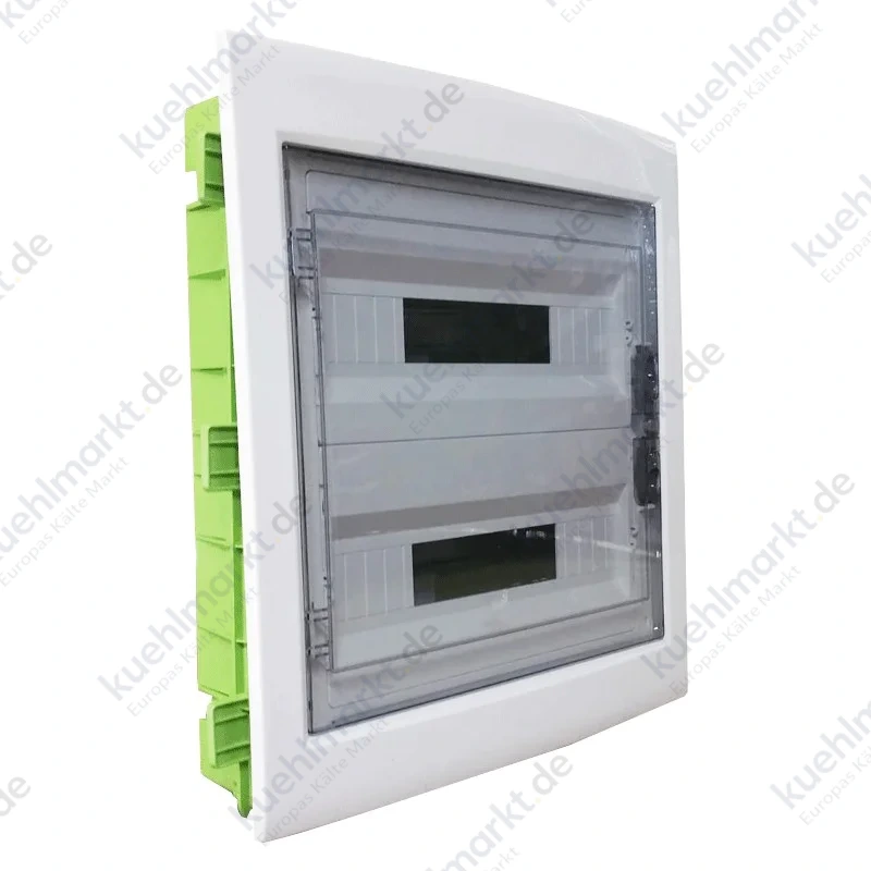 Unterputz-Schaltschrank Gewiss 36 Module (18X2) mit rauchfarbener Tür IP40 GW40609PM