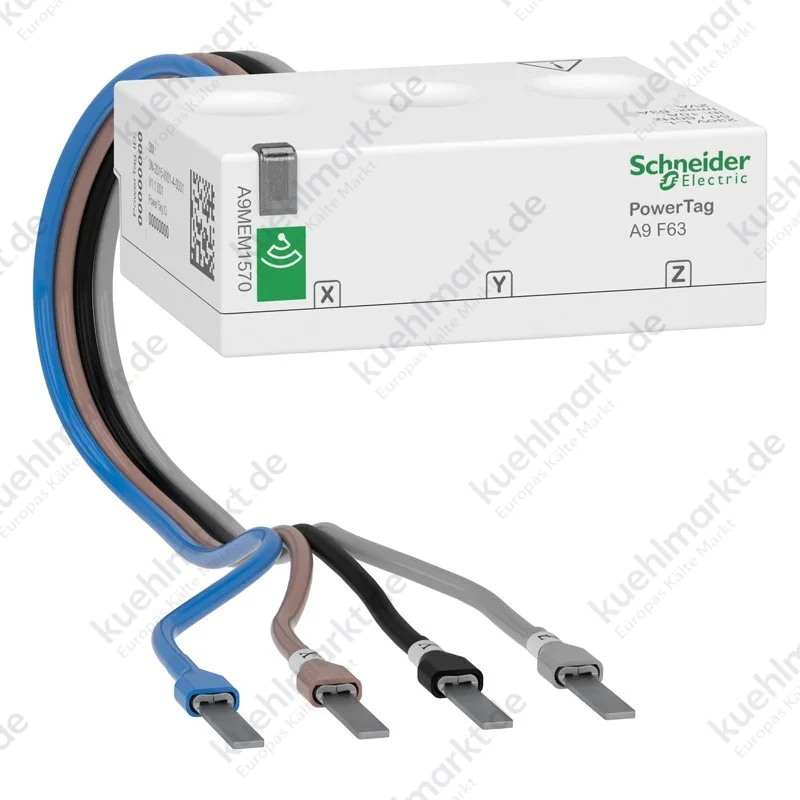 Überwachungssensor Schneider POWERTAG F63A 3P+N Halterung A9MEM1570