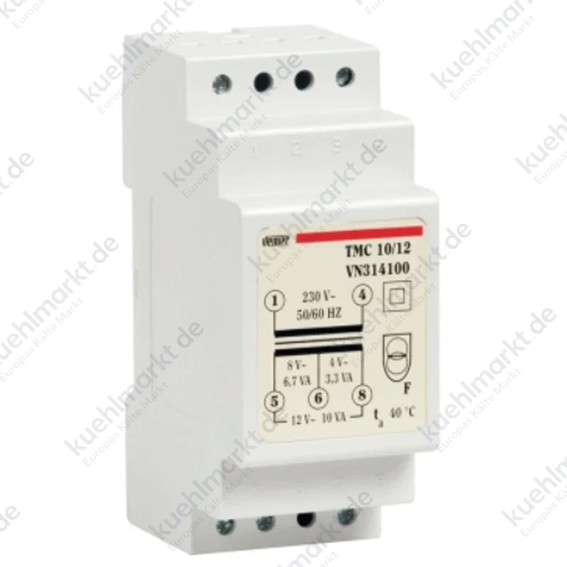 Vemer TMC 10VA 230/4/8/12V 2 Module Transformator VN314100