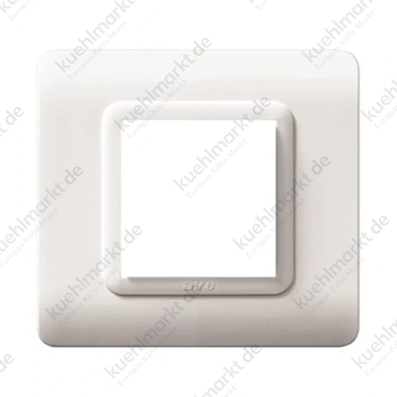 Ave S44 Abdeckrahmen 2 Module aus Technopolymer Weiß 44P32B