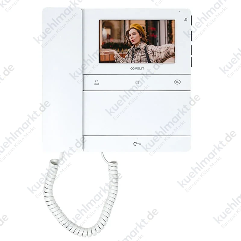 Comelit 2-Draht-Videotürsprechanlage für Einfamilienhaus mit Mini und People Videotürsprechanlage PL8461M