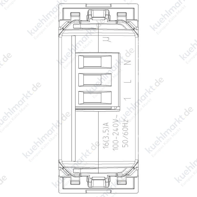 Vimar Linea IoT Smart Aktuator für 16A Steckdose Schwarz 30803.G