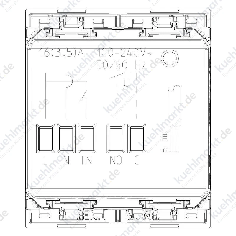Vimar Linea NFC/RFID Smart Badge-Leser Hanffarbig 30813.C