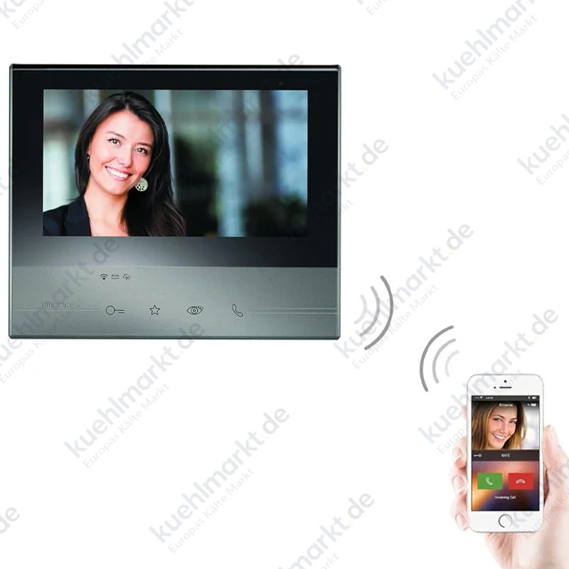 Bticino AP-Videohausstation CLASSE300 X13E mit Smartphone-Anbindung, Farbe: Schwarz 344643