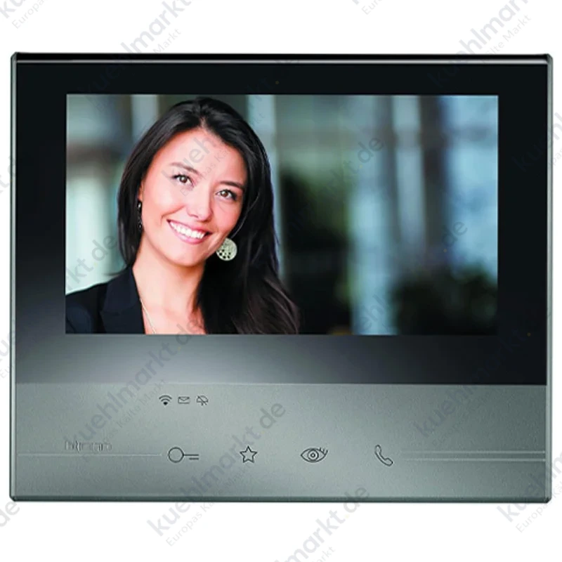 Bticino AP-Videohausstation CLASSE300 X13E mit Smartphone-Anbindung, Farbe: Schwarz 344643