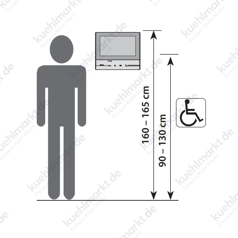 Bticino AP-Videohausstation CLASSE300 X13E mit Smartphone-Anbindung, Farbe: Schwarz 344643