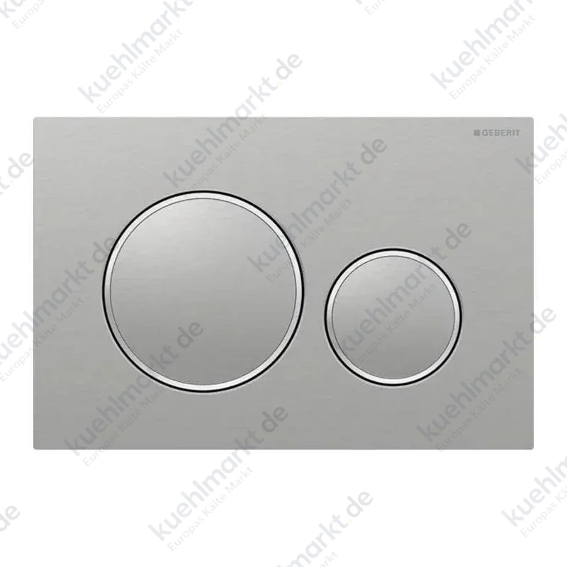 Geberit Betätigungsplatte SIGMA20 für Spülungen Gebürsteter Edelstahl 115.882.SN.1