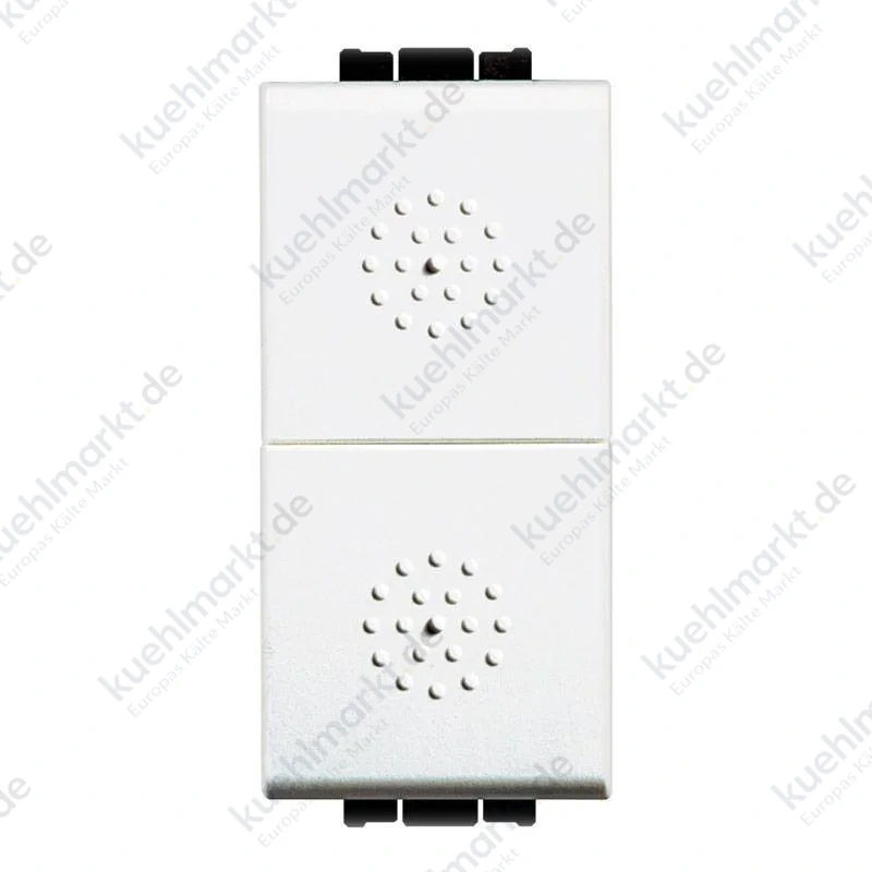 Bticino Livinglight 1P 16A Doppeltaster weiß N4036