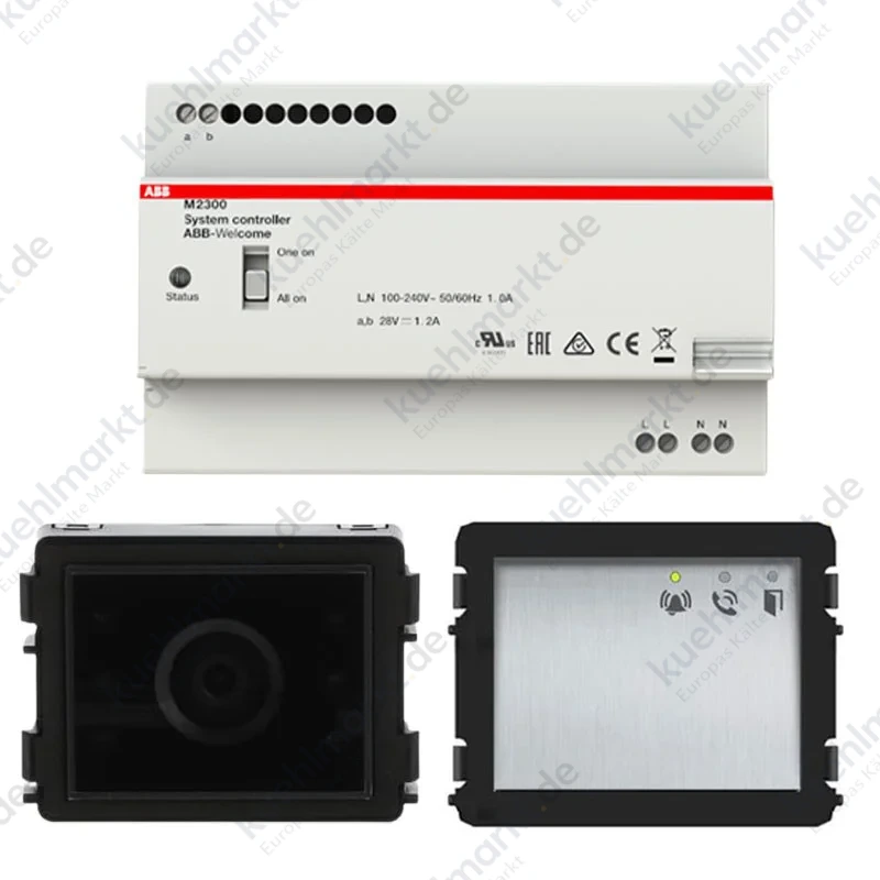 Abb Star Video-Türsprechanlagen-Set für Mehrfamilienhäuser WLK206X