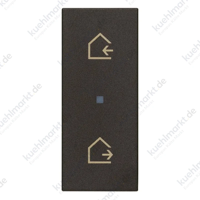 Vimar Linea axiale Schalterabdeckung mit Szenariensymbolen Schwarz 31000A.SG