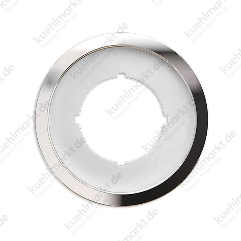 Teco Rahmen Chrom Glanz für Kugelhahn Ultra KRPLU40M001
