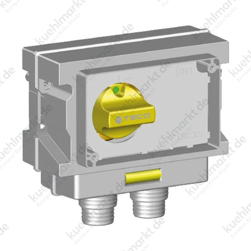 Teco Gas-Absperrhahn Einbau K2.1 Anschluss U K201BC10100