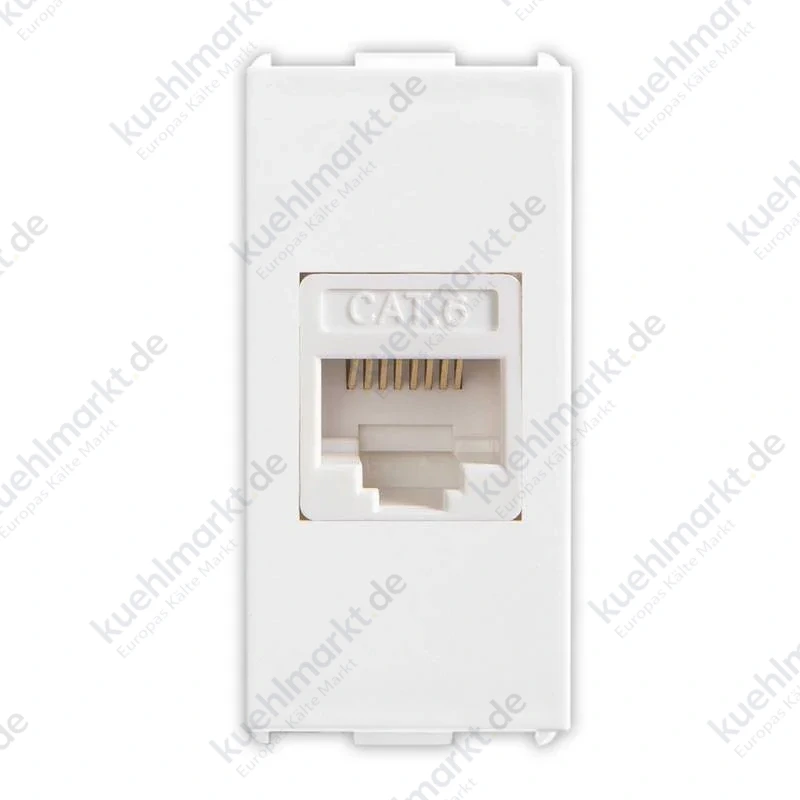 Master Pixia RJ45 Netzwerksteckdose CAT.6 ungeschirmt Weiß 11220