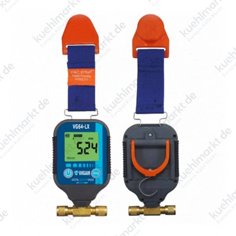 Wigam Digitales Vakuummeter VG 64-LX Doppelanschluss 1/4 09003020