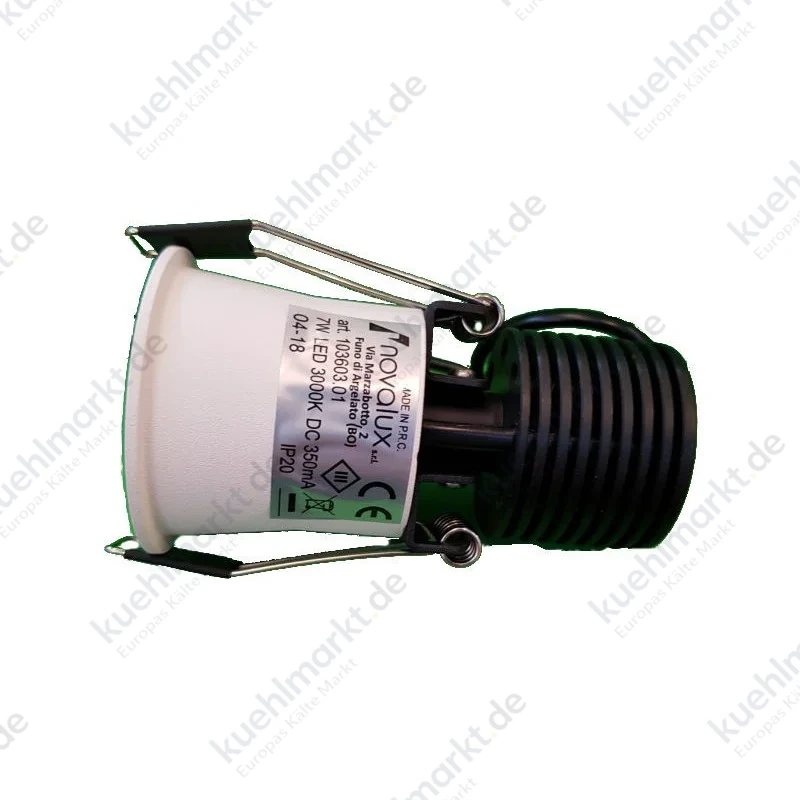 Novalux kone LED 7W 3000K Einbaustrahler 36° Abstrahlwinkel Weiß 103603.01