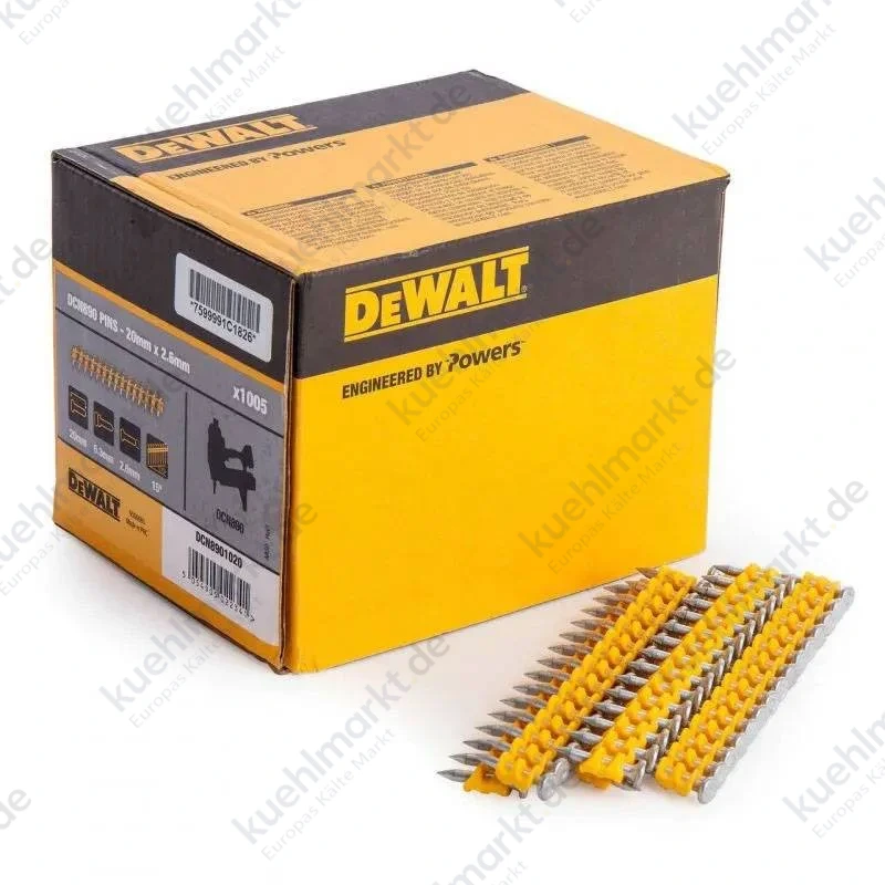Dewalt Standard-Nägel für Nagler 1005 Stück 25mm DCN8901025