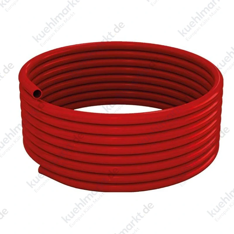 Giacomini PEX-b Rohrleitung R996T-5 17x2 mm 5 Schichten 8/10 bar rot 100m R996TY554