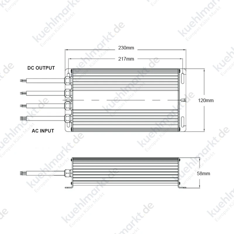 Ledco Netzteil für LEDs 200W 24V IP67 TR24200/67