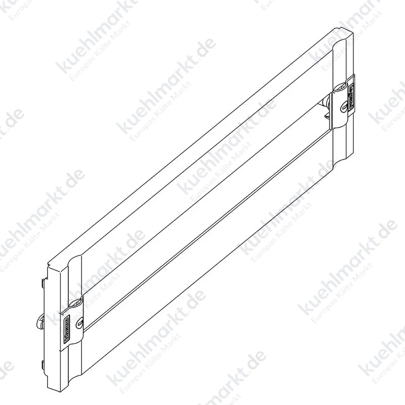 Bticino MAS160 Kunststoffpaneel mit DIN35 Fenster 9429/24PL