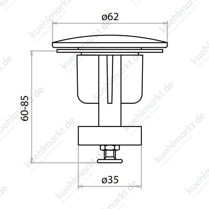 Cgs 1 1/4 Zoll Messingabfluss mit Kunststoffflügeln T360.01