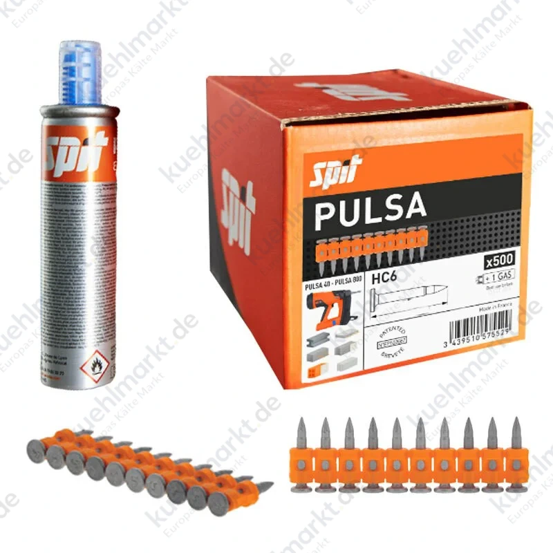 Nägel mit Gas Elematic Spit HC6 P40/800 17 C.500/1GAS 500 Stück 057551