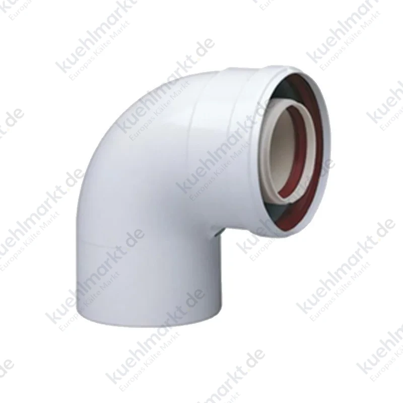 Baxi koaxiales 90°-Winkelstück 60/100 Durchmesser für Rauchabzug KHG71405971