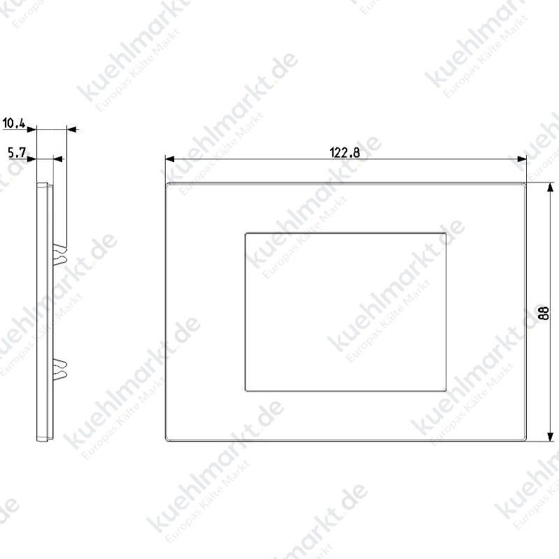 Vimar Linea Platte Total Look 3 Module Tecnopolymer Schwarz 30653.02