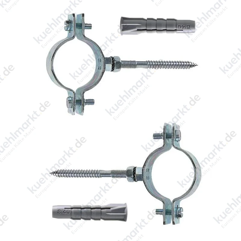 Fischer Schelle für Metallrohre CPS-V M8 2 Zoll Stahl 2Stk 00520998