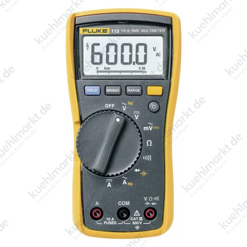 Fluke Digital-Multimeter 115 TRMS 600V 10A AC/DC 6000PT 2583583