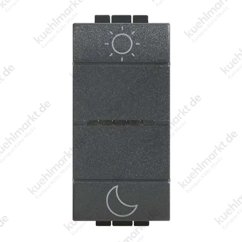 Bticino batteriebetriebene wireless Szenario-Steuerung Notte&Giorno anthrazit LN4574CWI
