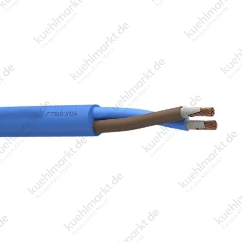 Flexibles Stromkabel FTG18OM16 2x1,5 mm² 0,6/1 kV